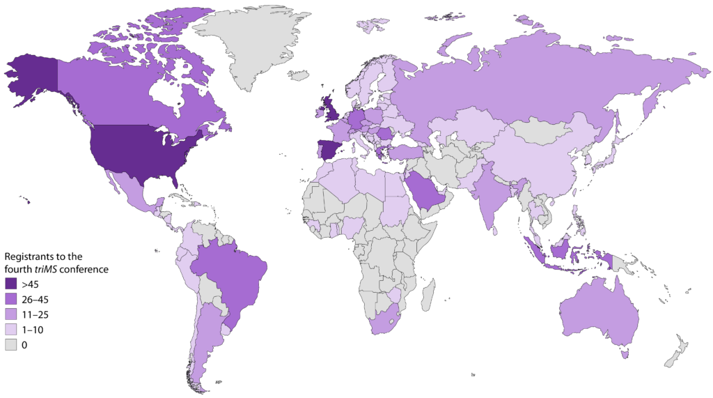 TRIM005-ZPD408 World Map of Registrants_Heat Map